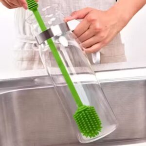 Private Label Bottle Cleaning Brush Silicone Long Handle