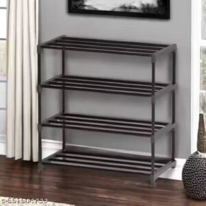 Private Label Shoe Rack 4 Shelves urable and Multipurpose Shoe Stand for Home