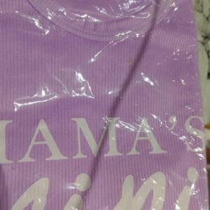 Private Label Purple Colour Top Bottom Set 22 Size Kids Girls