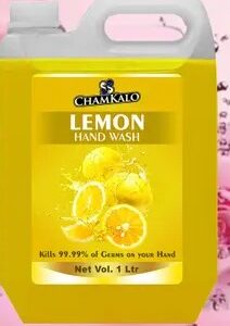 Chamkalo Lemon Hand Wash Kill 99.99 Of Germs On Your Hand 5L