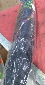 Private Label automatic fold black umbrella black