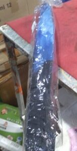 Private Label automatic fold balck and blue colour umbrella