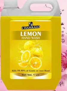 Chamkalo Lemon Hand Wash Kill 99.99 Of Germs On Your Hand 5L