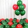 Party Propz Green Red Ballon 50 Units