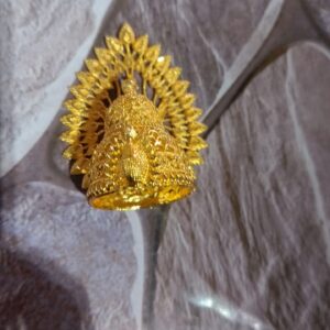 Private Label Golden Colour Gopal Ji Mukut King Type