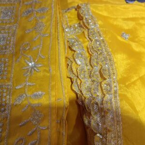 Private Label Women Yellow Colour Lahenga