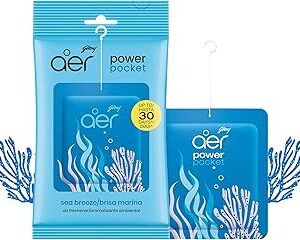 Godrej Aer Power Pocket Bathroom Fragrance Sea Breeze 10g