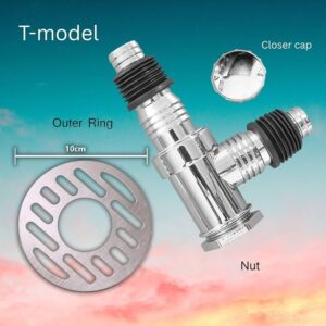Dayish Anti Overflow Water Floor Drain with Easy Connector