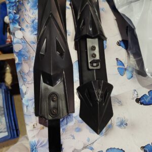 Private Label Zoroom Fine Plastic Quality Mudguard Black and Red