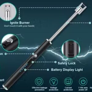 Private Label Aluminium USB Plasma Rechargeable Electric Gas Lighter for Kitchen