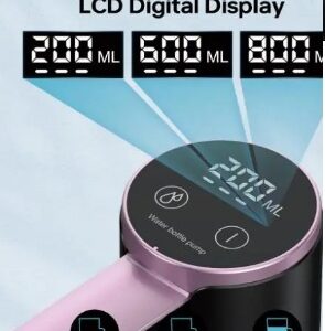 RefineMart Automatic Water Dispenser Pump Water Can Dispenser with Tap Water Dispenser Pump for 20 litre bottle with Smart Touch and Rechargeable Battery 1200Mah Foldable Water Can Pump