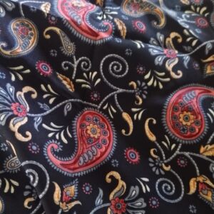 Private Label Black Colour 3 Pcs Churidar Duppata And Pant Set Xxl Size