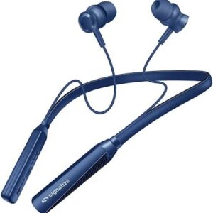 Signatize Wireless Neckband Deep Bass Blue Colour