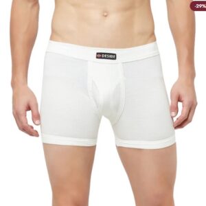 T.T. Men Desire Flexi Trunk Solid Pack Of 1 Trunk White 90CM
