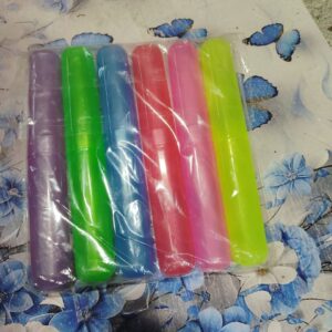 Private Label plastic toothbrush holder pack of 6 malti colour