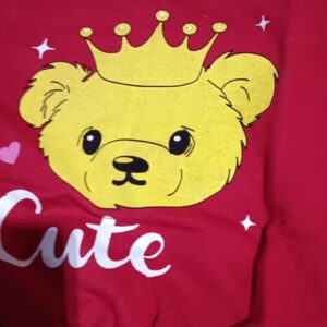 Private Label Baby Girls red colour Top M size