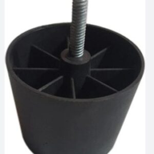 Private Label Smart Bazaar Hyderabad 2.5 Inch Round Non Breakable Plastic Furniture Straight Leg for Sofa Table Bed Couch Set of 4 Pieces Furniture Feet