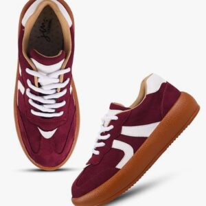 JM LOOKS Trendy Sneakers for Women Non Slip Comfortable Casual Ladies Shoes Size 7 Brown