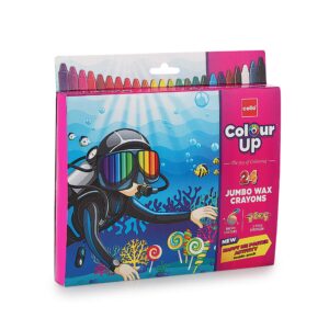Cello ColourUp Wax Crayon Jumbo Pack of 12