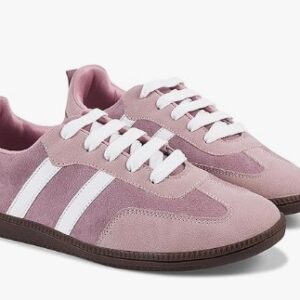 Jm Looks Womens Sneakers Lace up Shoes Size 7 Pink