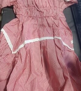Private Label red colour girls dress
