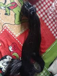 30inch Brown Rubber hair extensions Ponytail Rubber Hair