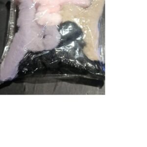 Private Label Soft Fluffy fur claw clip PACK OF 4