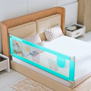 Comfy Baby Bed Rail Guard 180cm Into 72cm Bed Rails for Baby And oddler Safety