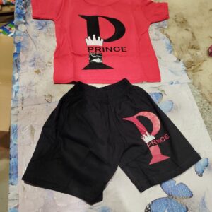 Private Label kids top and botton set balck and red colour 16 size
