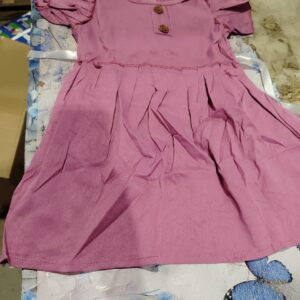 Private Label kids frock peach colour 22 size