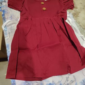 Private Label kids frock dress maroon colour 22 size