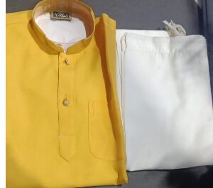 SG YURAJ A770F70 KURTA PAJAMA SIZE 24 DLEMON COLOUR