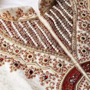 Buy Sg Leman Fawn Regular Fit Embellished Kurta Set for Mens