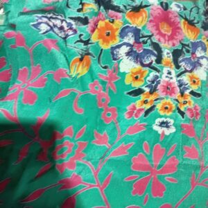 Private Label Women Green Colour Slik salwar piece