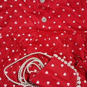 Private Label Baby Girls Red Colour Frock 20 size