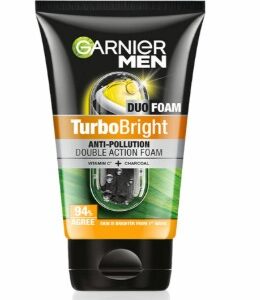 Garnier Men Face Wash Brightening Anti Pollution TurboBright Double Action 100 g