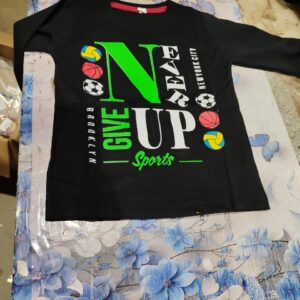 Private Label kids t shirt black colour 12 to 18 size