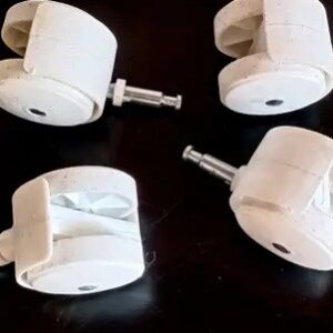 Private Label Hardware Plastic Swivel Casters Wheel 4 Pcs Pin Type