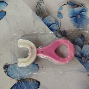Private Label Baby UShaped Toothbrush Soft Silicone Tooth Brush 360 Degree Rotate Teeth Cleaning Brush 210 Years Child Pack Of1