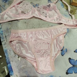 Private Label womans bra panty dress pink colour 32 size