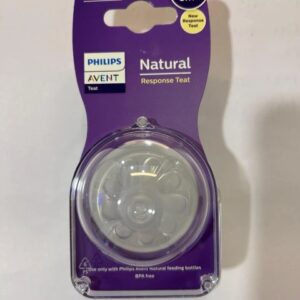 Philips Avent NATURAL Teat Fast Flow Nipple Pack Of 2