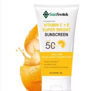 Sun switch Sunscreen SPF 50 PA Sunscreen SPF 50 PA Vitamin CE Super Bright Sunscreen SPF 50 PA