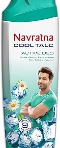 Navratna Cool Talc Active Deo Talcum Powder 400G