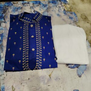 Private Label kids panjabi and pant set blue26 size