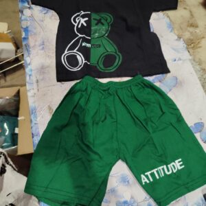 Private Label kids top and botton were green colour 22 size