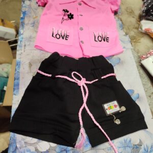 Private Label kids top and pant set pink colour 24 size