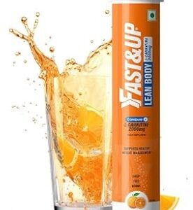 Fast Up L Carnitine 2000mg Effervescent Orange Flavour 20 Tablets