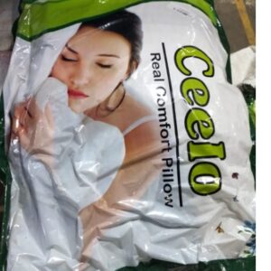 White Ceelo Real Comfort Cotton Pillow For Home Shape Rectangular