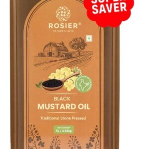 Stone Pressed Black Mustard Oil 5 Ltr