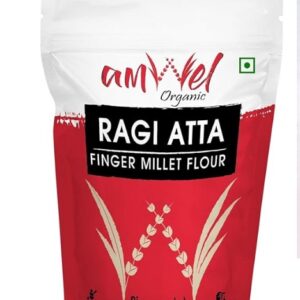 Amwel Organic Ragi Atta 450gm Finger Millet Flour Madua nachni ka atta Gluten Free Calcium Rich Good For Children